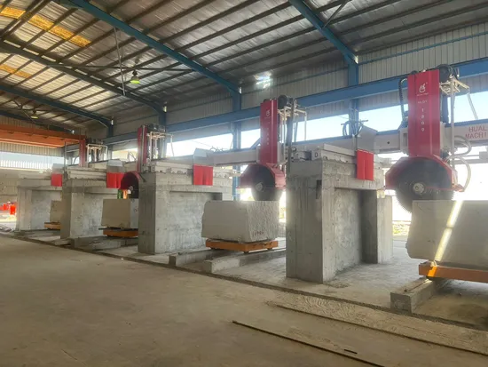 Bcmc China Manufacture Price Granite Stone Machinery Hydraulic Lifting 6 Pillars Automatic Slab Slicing Tile Machine Multi-Blade Marble Block Bridge Cutter