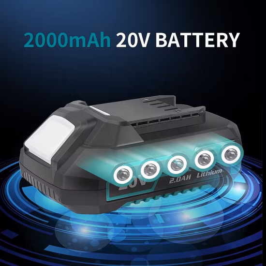 Electric Power Tools Combo Kit Liangye 18V Rechargeable Battery Operated Cordless Impact Driver and Hammer Drill