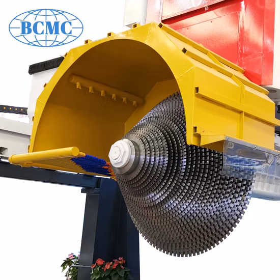 Bcmc China Manufacture Price Granite Stone Machinery Hydraulic Lifting 6 Pillars Automatic Slab Slicing Tile Machine Multi-Blade Marble Block Bridge Cutter