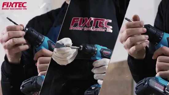 Fixtec Wholesale Ready Stock Electric Cordless Impact Hammer Drills Electric Tools Cordless Power Tools