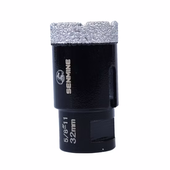 Vacuum Brazed Diamond Core Drill Bit Hole Saw Cutter for Marble Vacuum Core Bit