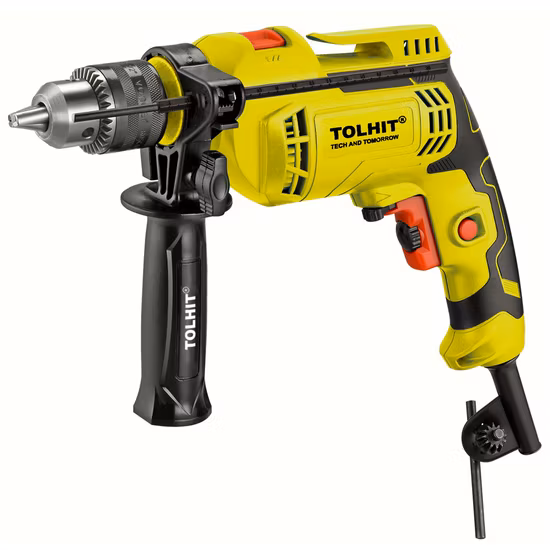 Tolhit Professionale 450W Potenza 10mm 6mm 13mm Mini Mano Legno Cemento Acciaio Perforazione a percussione Martello rotante Macchina Trapano elettrico industriale portatile
