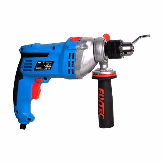 Trapano elettrico professionale Fixtec 850 W 48000 bpm Mandrino da 13 mm Trapano elettrico a percussione manuale