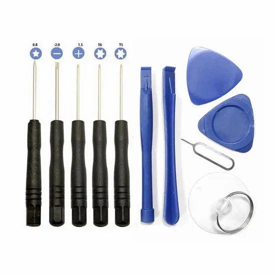 11 in 1 Telefoni Cellulari Apertura Leva Kit di Strumenti di Riparazione del Telefono Mobile Set di Cacciaviti per Tutti i Tipi di Utensili Manuali per la Riparazione del Telefono